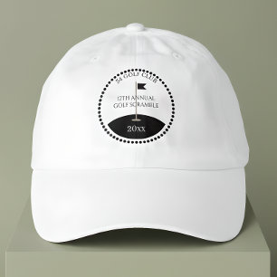 Golf Scramble Club Name Hat