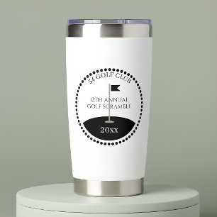Golf Scramble Club Name Insulated Tumbler
