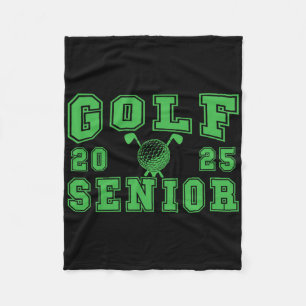Golf Senior Night Golf Senior 2025 Graduation 32 Fleece Blanket