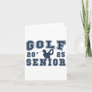 Golf Senior Night Golf Senior 2025 Graduation 61 Card