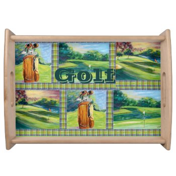 Golf Serving Tray by ormsbyeditions at Zazzle