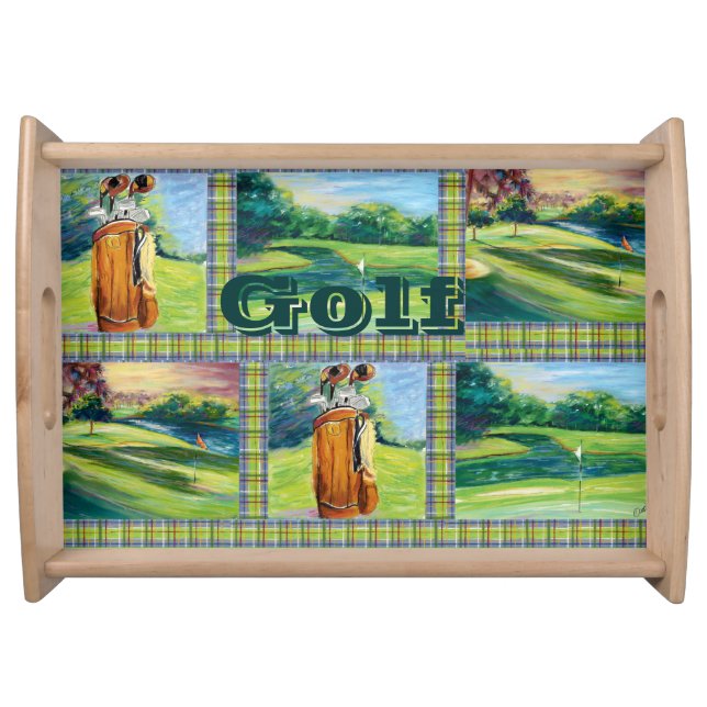 Golf Serving Tray (Front)