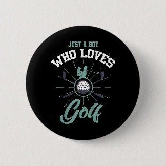 Golf Shirt Boy Golfing Saying Funny Boys Golfer Button