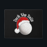 Golf shirt design for Christmas Doormat<br><div class="desc">Golf shirt design for Christmas</div>