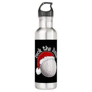 Golf shirt design for Christmas Stainless Steel Water Bottle