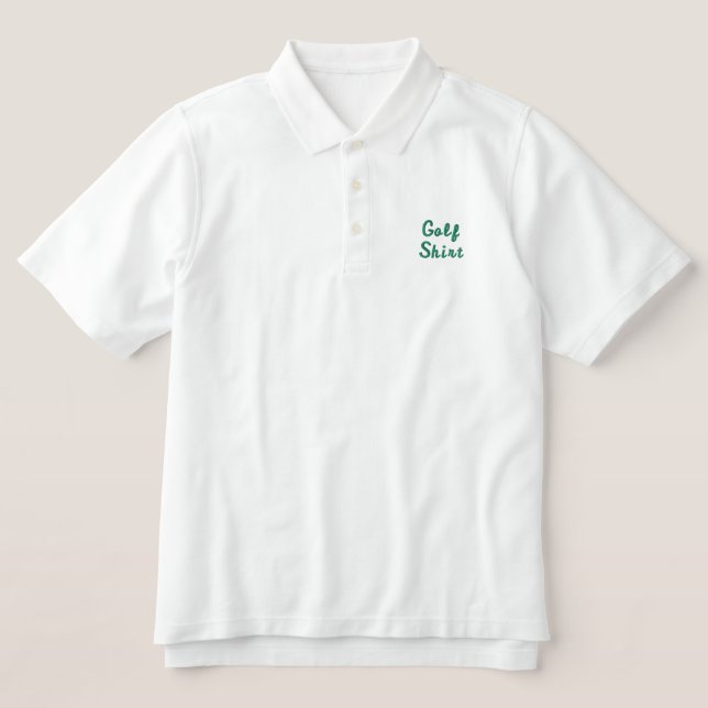 Golf Shirt with no logo (Design Front)