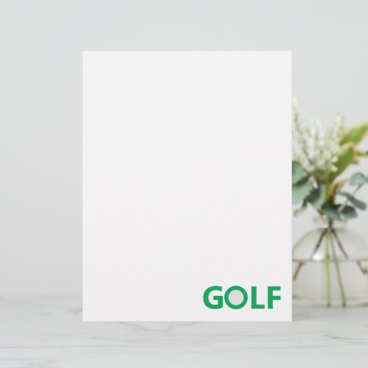 Golf sign (Standing Front)