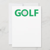 Golf sign (Front)