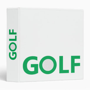 Golf sign binder