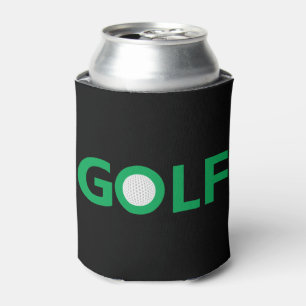 Golf sign can cooler