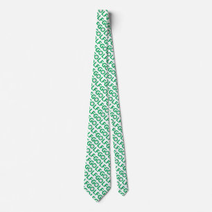 Golf sign neck tie