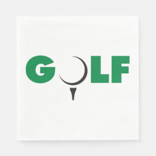 Golf Sign Paper Napkins