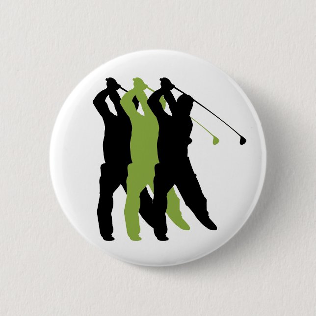 Golf Silhouette Button (Front)