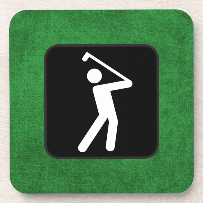 Golf Silhouette Coasters