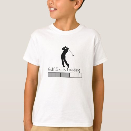 Golf skills loading Cute Golf Future Golfer T_Shirt