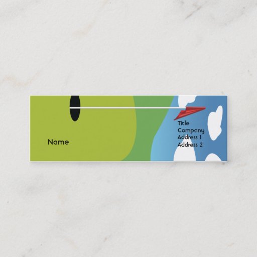 Customizable Golf - Skinny Business Cards
