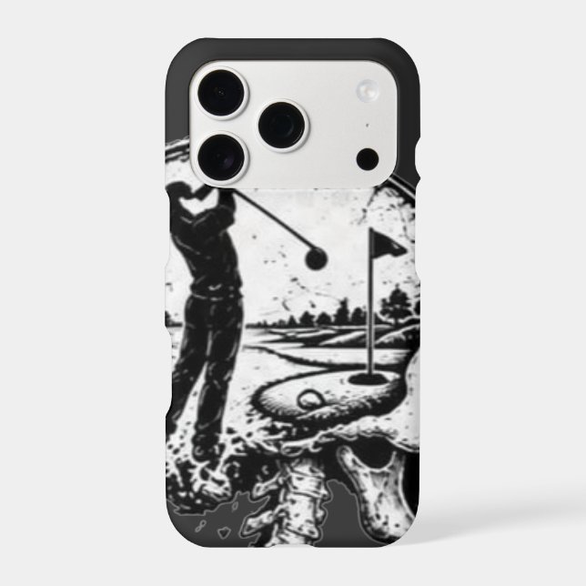 Golf Skull Inside Swing Case-Mate iPhone Case (Back)