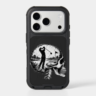 Golf Skull Inside Swing iPhone 17 Pro Case