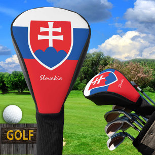 Golf Slovakia & Slovakia Flag / Golf Clubs Covers