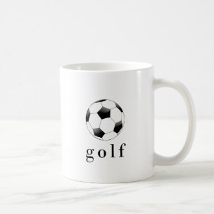 Golf Soccer Ball Funny Sports T-Shirt Coffee Mug
