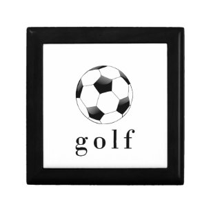 Golf Soccer Ball Funny Sports T-Shirt Gift Box