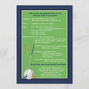 Golf Spirit Charity Tournament Invitation