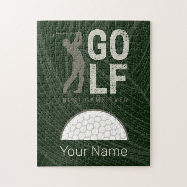 Golf Sport Best Game Ever for Golfers and Coaches Jigsaw Puzzle (Vertical)