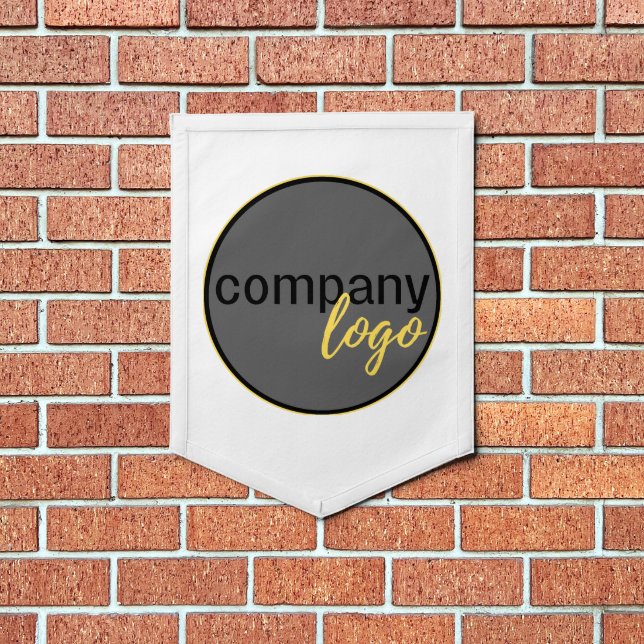 GOLF SPORTING BUSINESS LOGO COMPANY BRAND TEMPLATE PENNANT (Insitu 1)