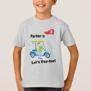 golf sports themed birthday party plain T-Shirt