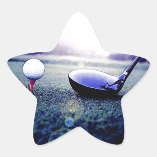 Golf Star Sticker