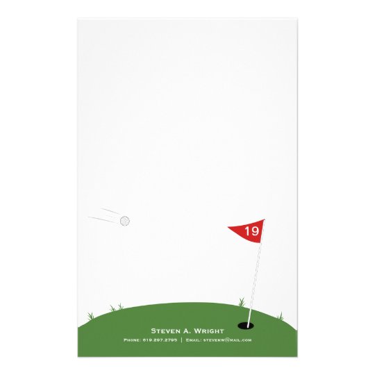 Golf Stationery | Zazzle.com