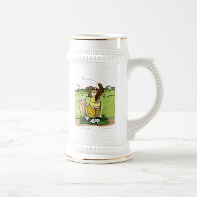 Golf Stein, Humorous Beer Stein (Right)