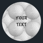 golf sticker<br><div class="desc">sports inspired, ball game designs</div>