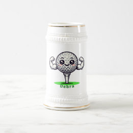 Golf Strong Beer Stein | For Men & Women