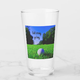 Golf strong go long grass golf ball glass