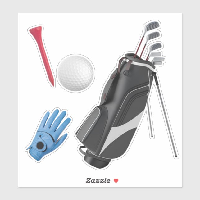 Golf Stuff Sticker (Sheet)