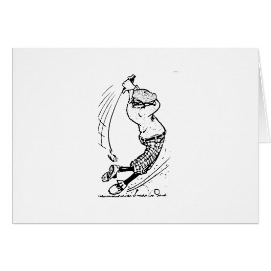 Golf Swing Cards (Front Horizontal)