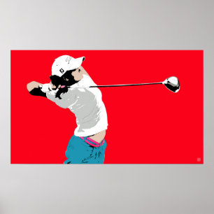 Golf Swing - Original Golf Art Print