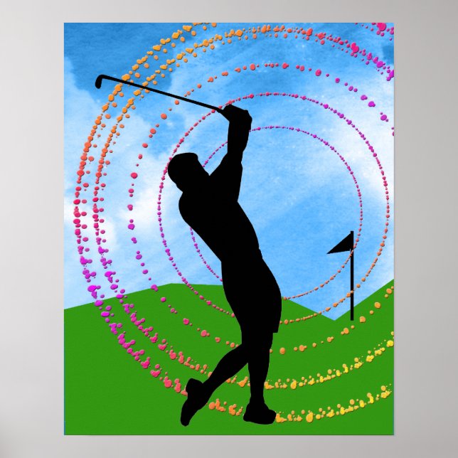 Golf Swing Poster (Front)
