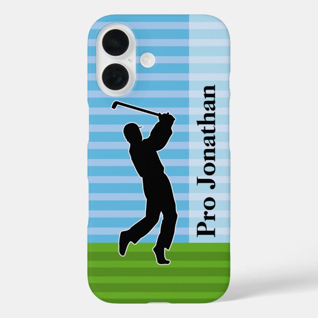 Golf Swing Silhouette Case-Mate iPhone Case (Back)