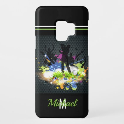 Golf Swing Supporters Personalized Modern Golfer Case-Mate Samsung Galaxy S9 Case
