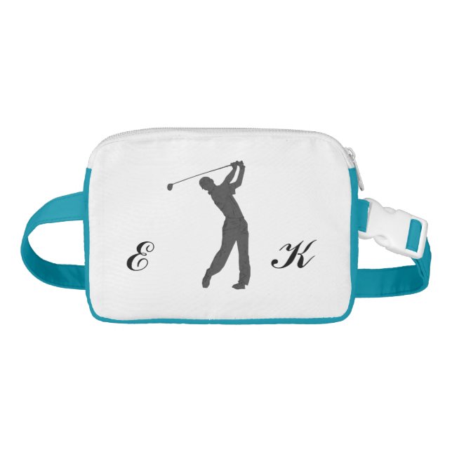 Golf Swinger Customizable Monogram Waist Bag (Front)
