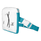 Golf Swinger Customizable Monogram Waist Bag (Angled)