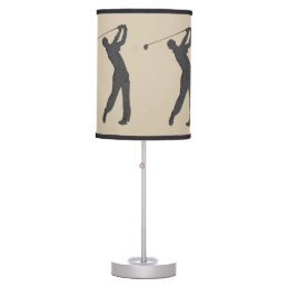 Golf Swinger Customizable Table Lamp