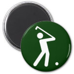 Golf Symbol Magnet at Zazzle