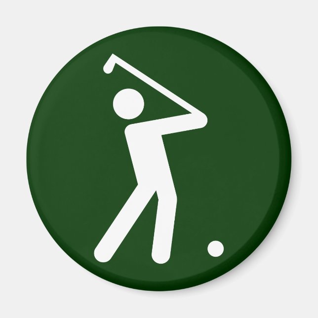 Golf Symbol Magnet (Front)