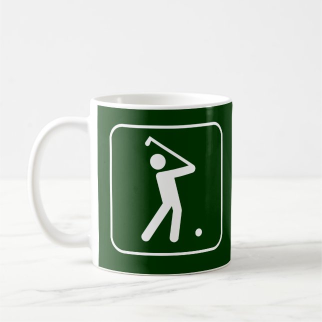 Golf Symbol Mug (Left)