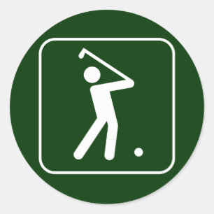 Golf Symbol Sticker
