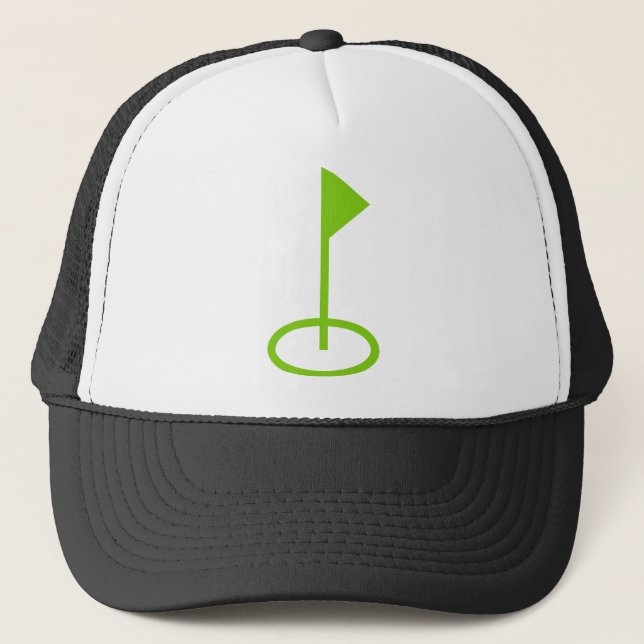 Golf Symbol Trucker Hat (Front)