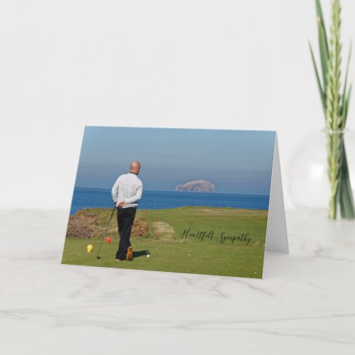 Golf Sympathy Card